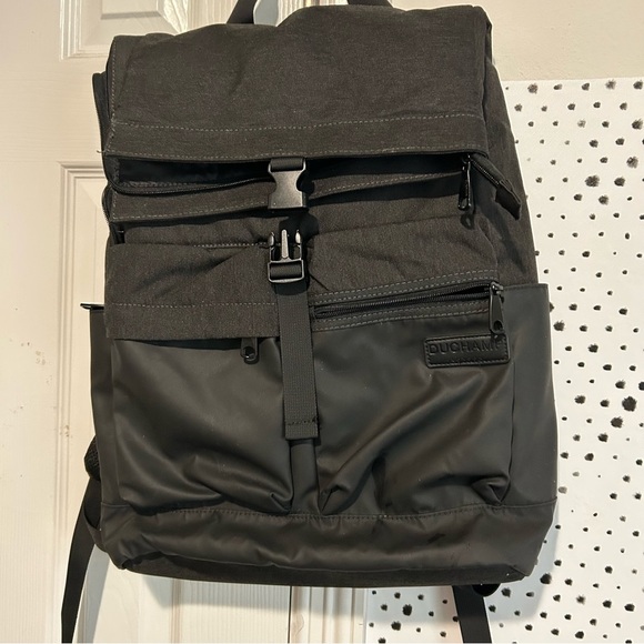 Duchamp Black Backpack with Sleek Design and Durable Material - Picture 1 of 14